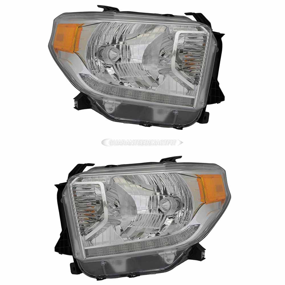 2017 Toyota Tundra Headlight Assembly Pair