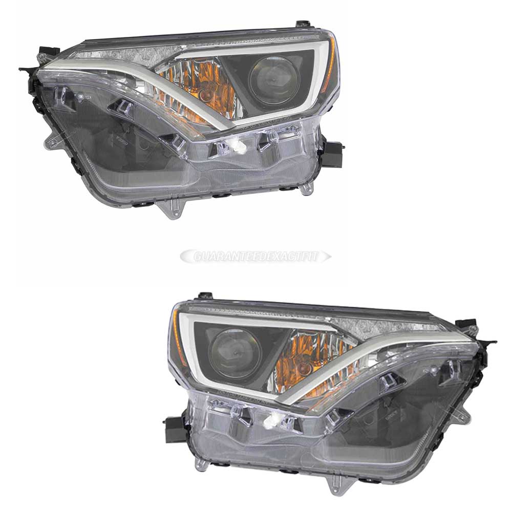 2017 Toyota RAV4 Headlight Assembly Pair