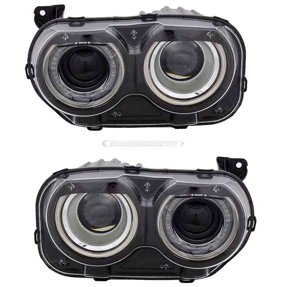 2017 Dodge Challenger Headlight Assembly Pair