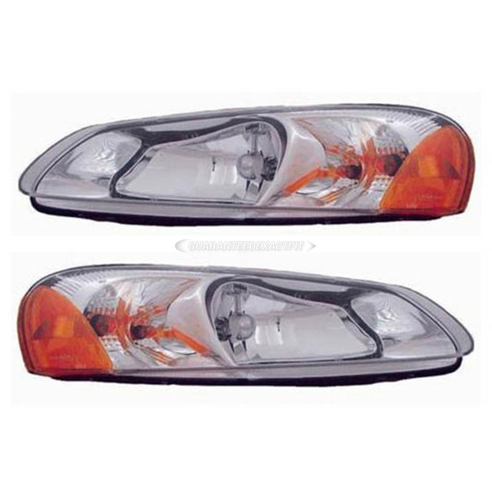 2003 Dodge Stratus Headlight Assembly Pair