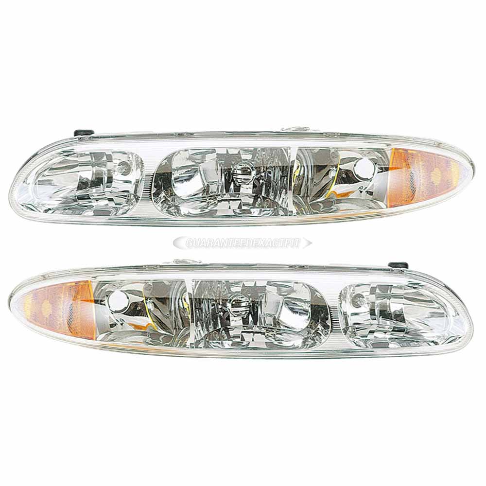 
 Oldsmobile alero headlight assembly pair 