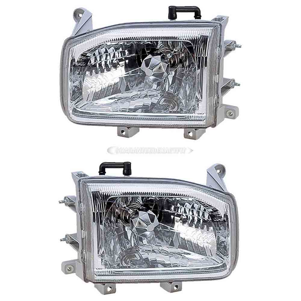 2000 Nissan Pathfinder Headlight Assembly Pair