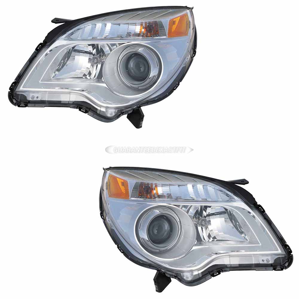 2012 Chevrolet Equinox Headlight Assembly Pair