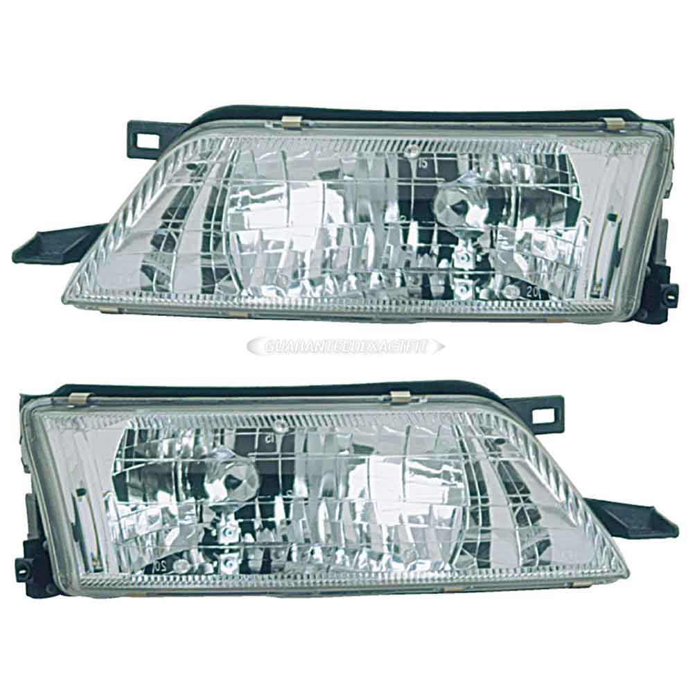1998 Nissan Maxima Headlight Assembly Pair
