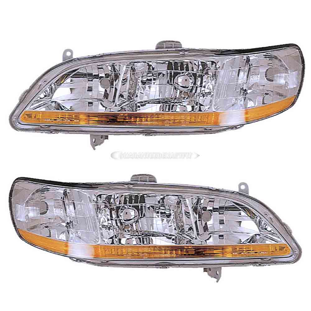 2000 Honda Accord Headlight Assembly Pair
