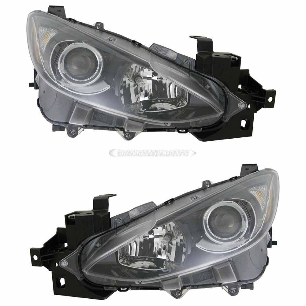 2016 Mazda 3 Headlight Assembly Pair