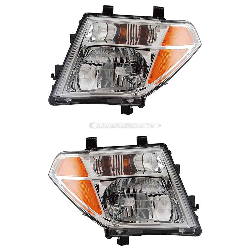 2007 Nissan Pathfinder Headlight Assembly Pair