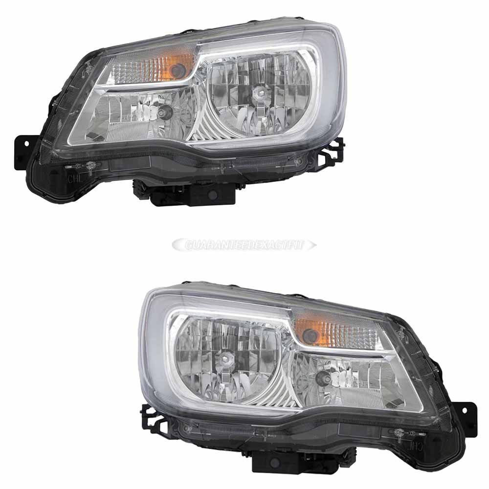 2017 Subaru Forester Headlight Assembly Pair