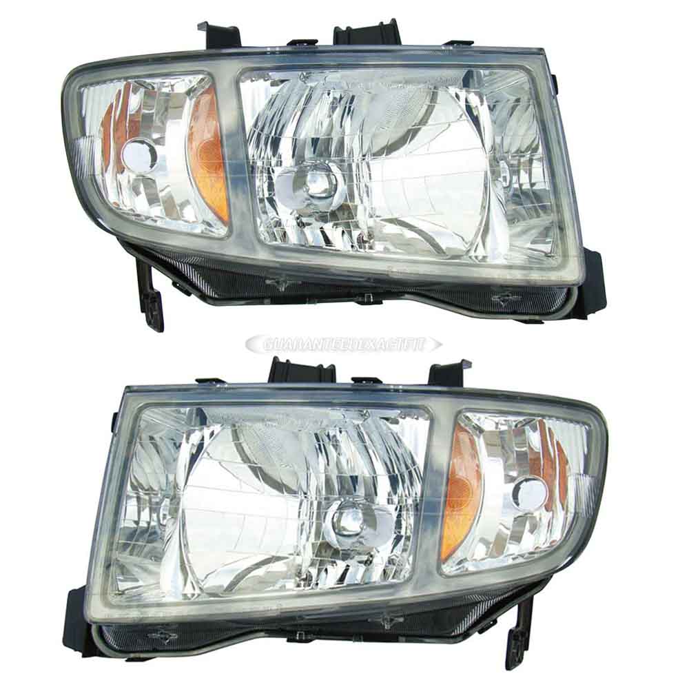 2012 Honda Ridgeline Headlight Assembly Pair