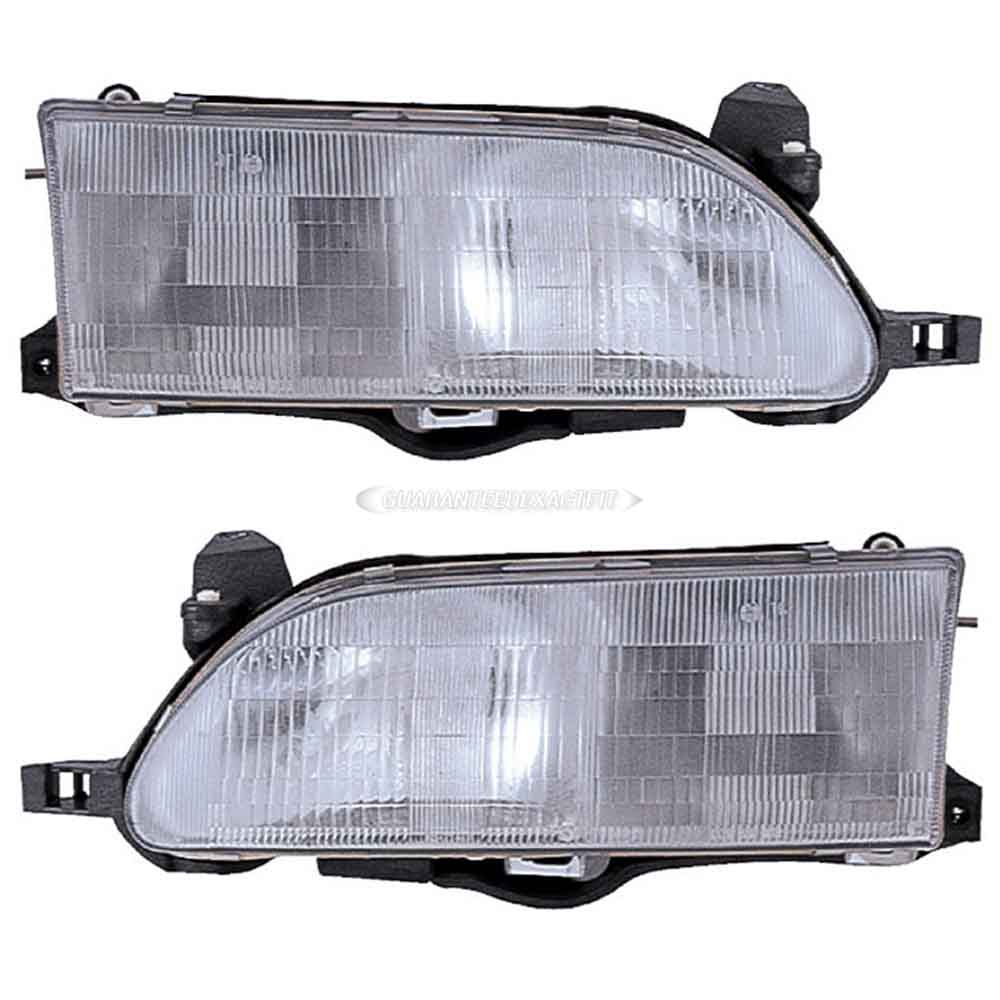 1994 Toyota Corolla Headlight Assembly Pair