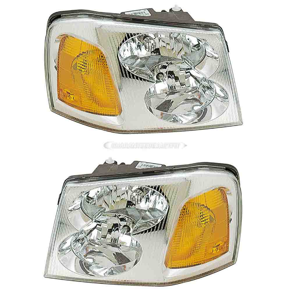 2004 Gmc Envoy XL Headlight Assembly Pair