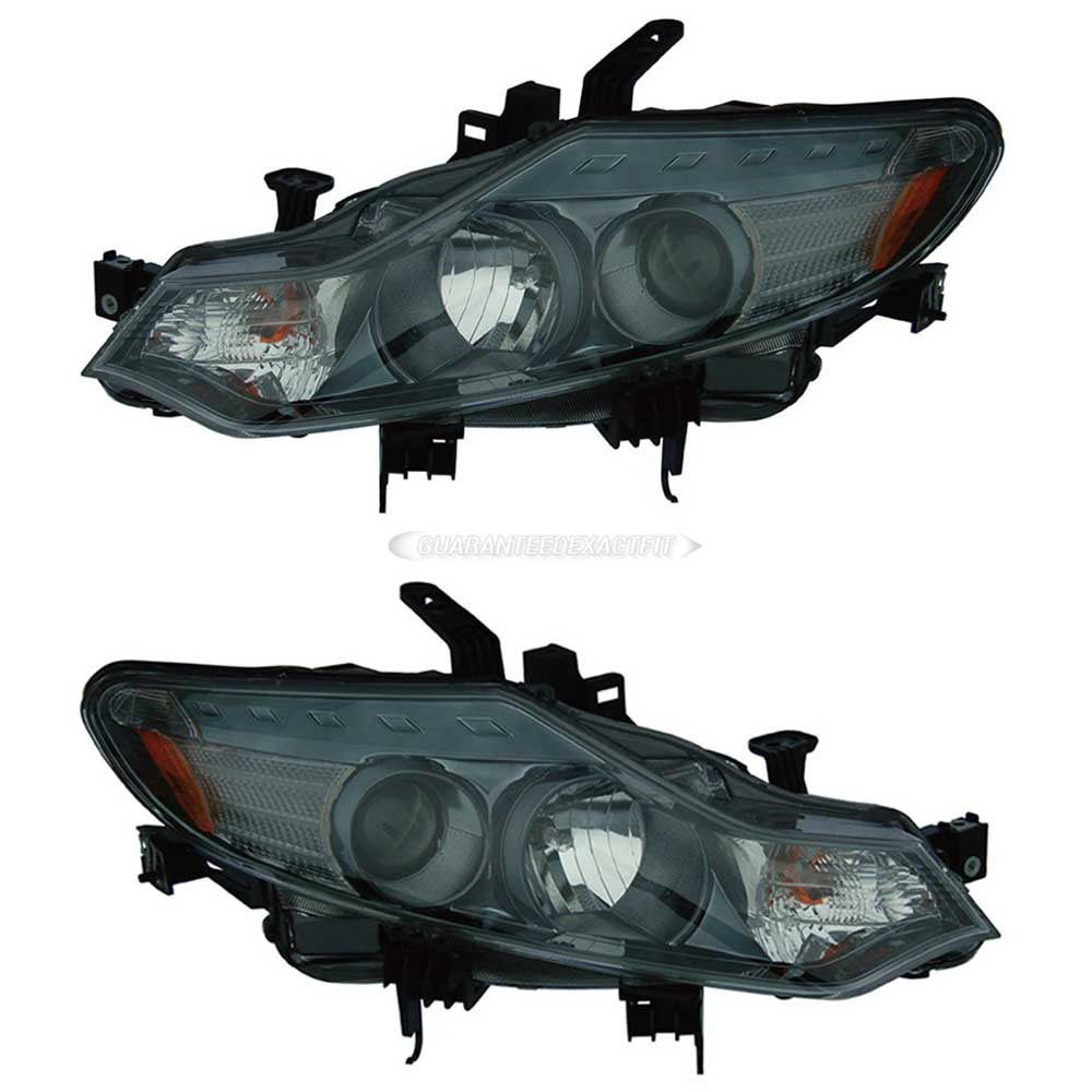 2012 Nissan Murano Headlight Assembly Pair