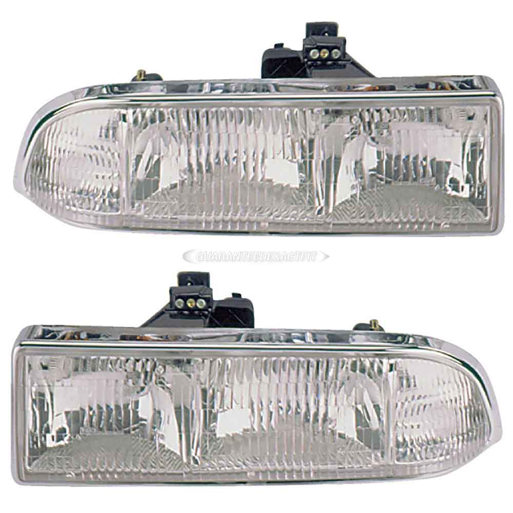 2003 Chevrolet Blazer Headlight Assembly Pair
