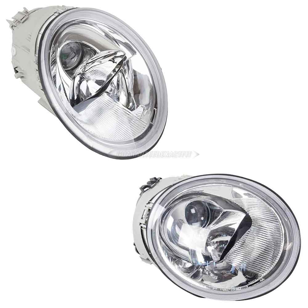 2000 Volkswagen Beetle Headlight Assembly Pair