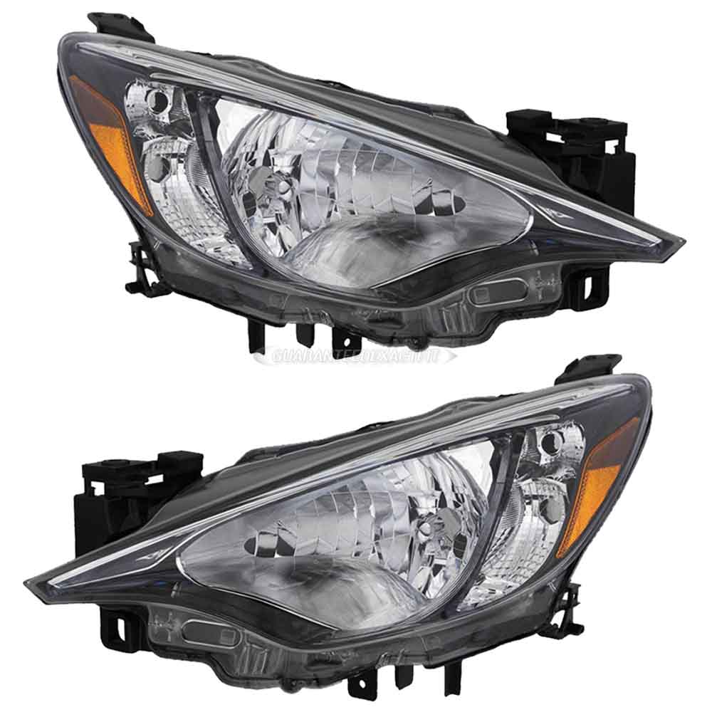 2016 Scion iA Headlight Assembly Pair