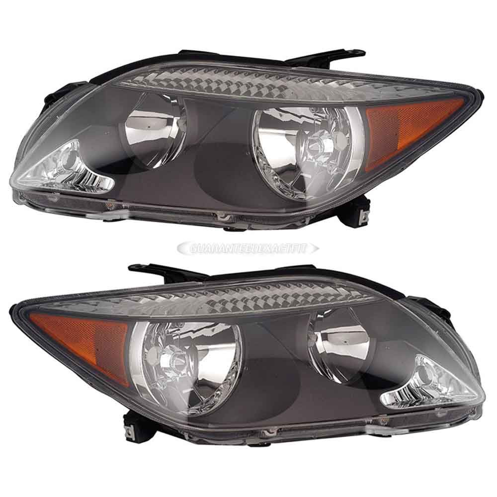 2007 Scion tC Headlight Assembly Pair
