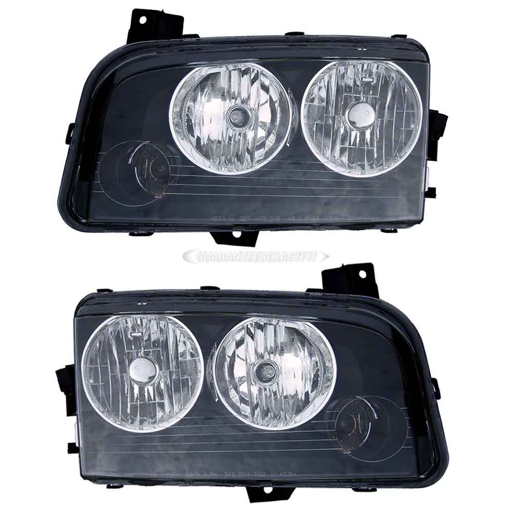 2007 Dodge Charger Headlight Assembly Pair