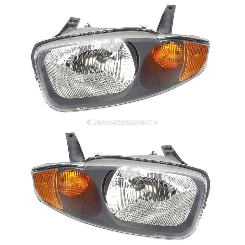 2004 Chevrolet Cavalier Headlight Assembly Pair