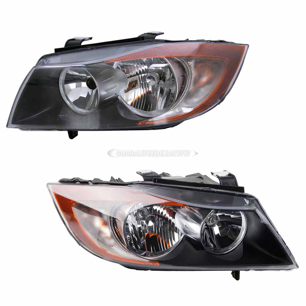 2007 Bmw 335xi Headlight Assembly Pair