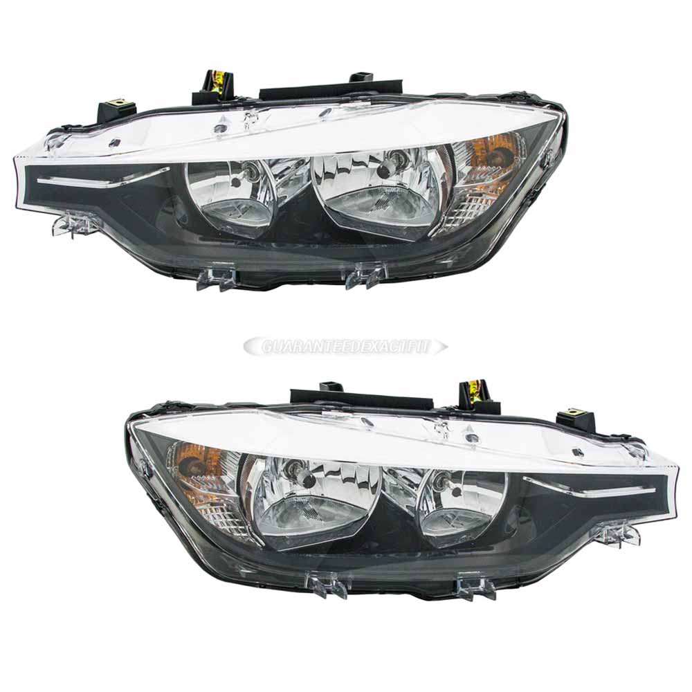 2017 Bmw 320i Headlight Assembly Pair