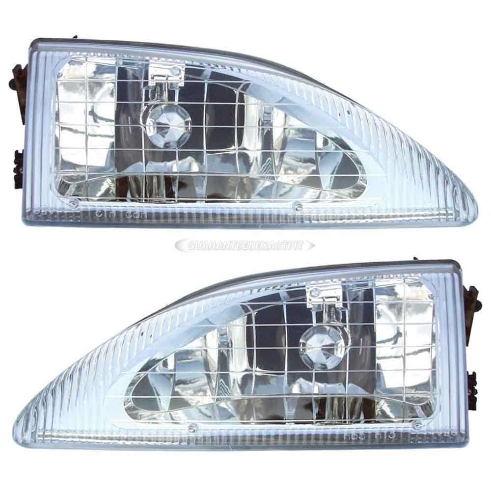 1994 Ford Mustang Headlight Assembly Pair