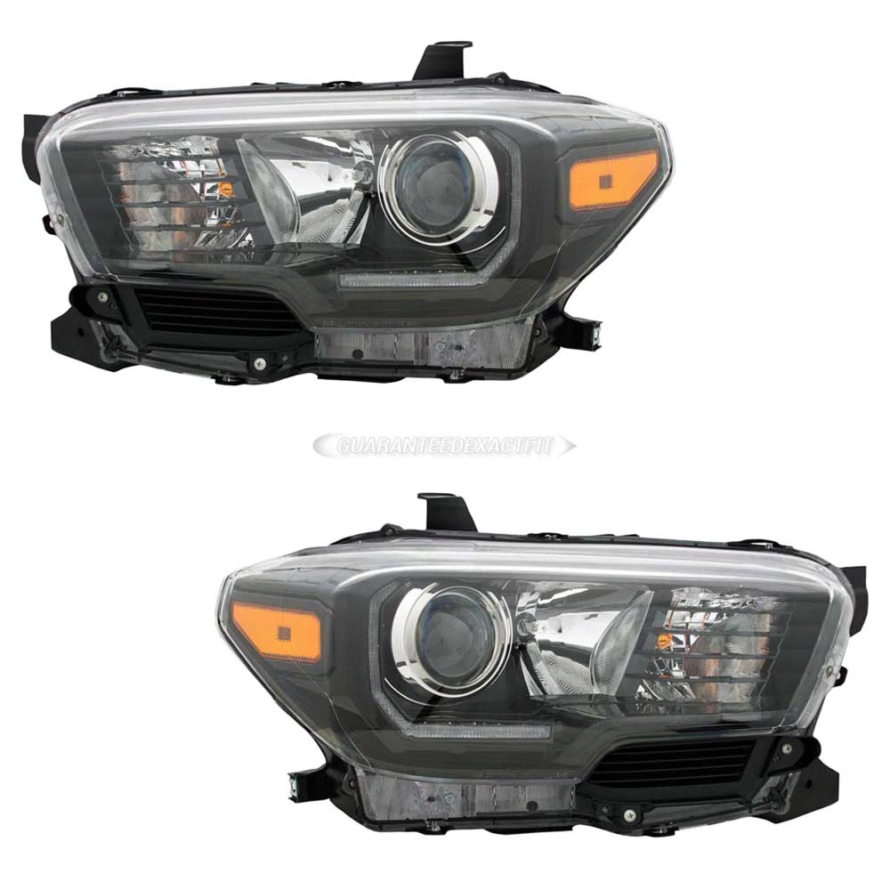 2017 Toyota Tacoma Headlight Assembly Pair
