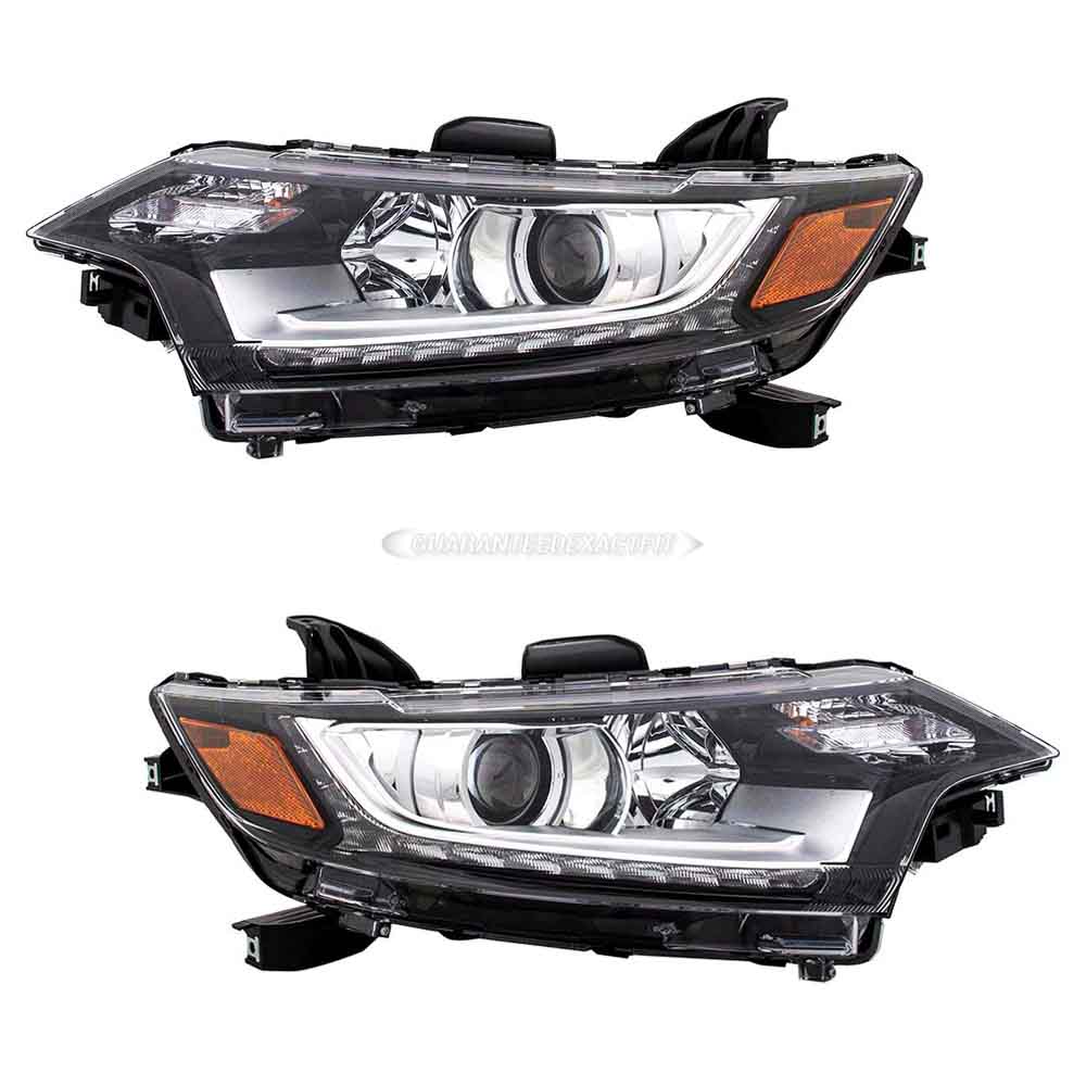 2016 Mitsubishi Outlander Headlight Assembly Pair