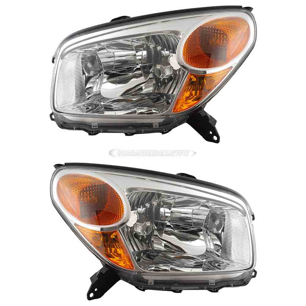 2004 Toyota RAV4 Headlight Assembly Pair