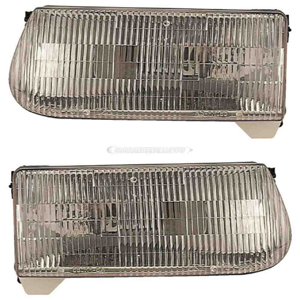 1996 Ford Explorer Headlight Assembly Pair
