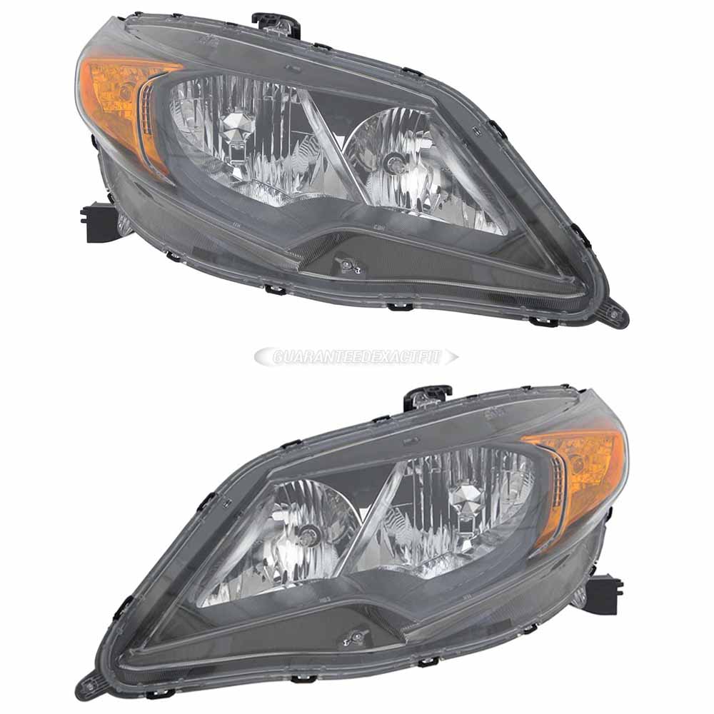 2014 Honda Civic Headlight Assembly Pair