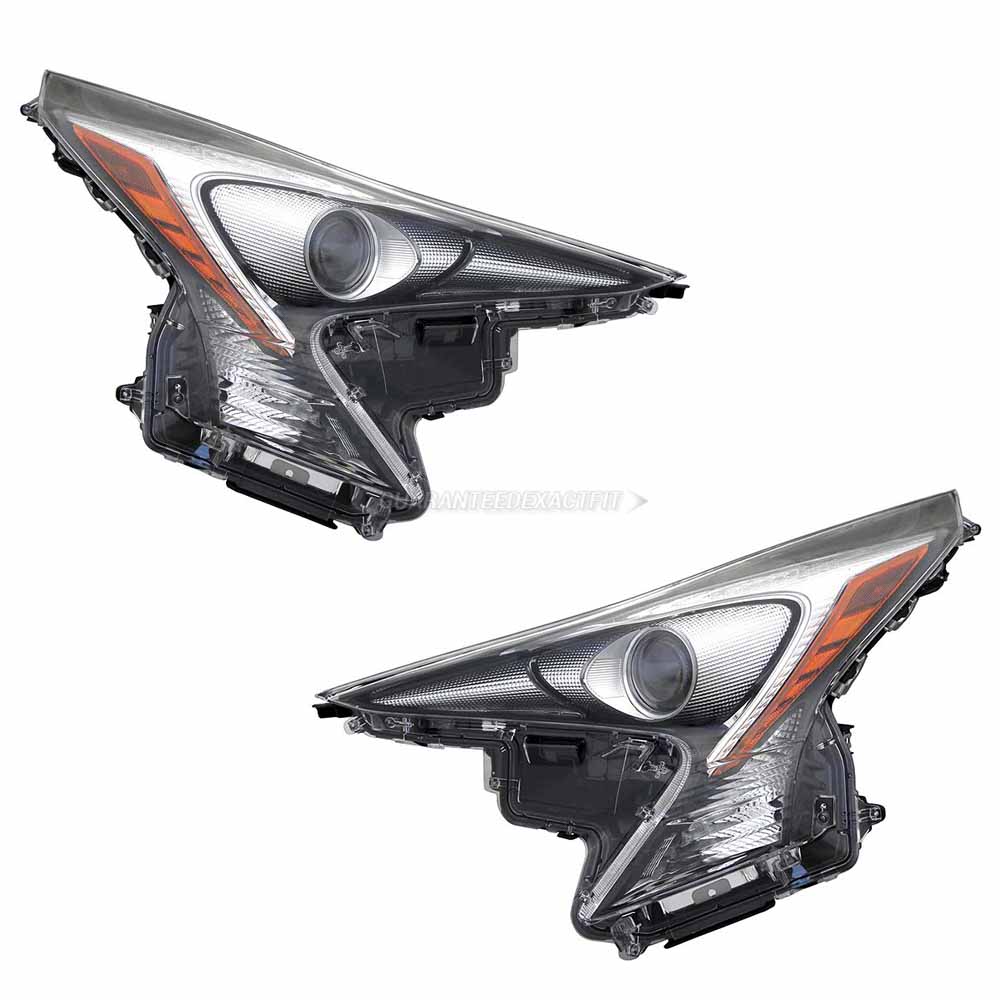 2017 Toyota Prius Headlight Assembly Pair
