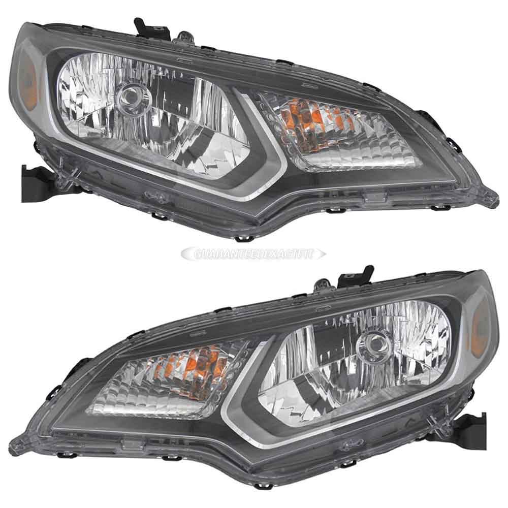 2017 Honda Fit Headlight Assembly Pair