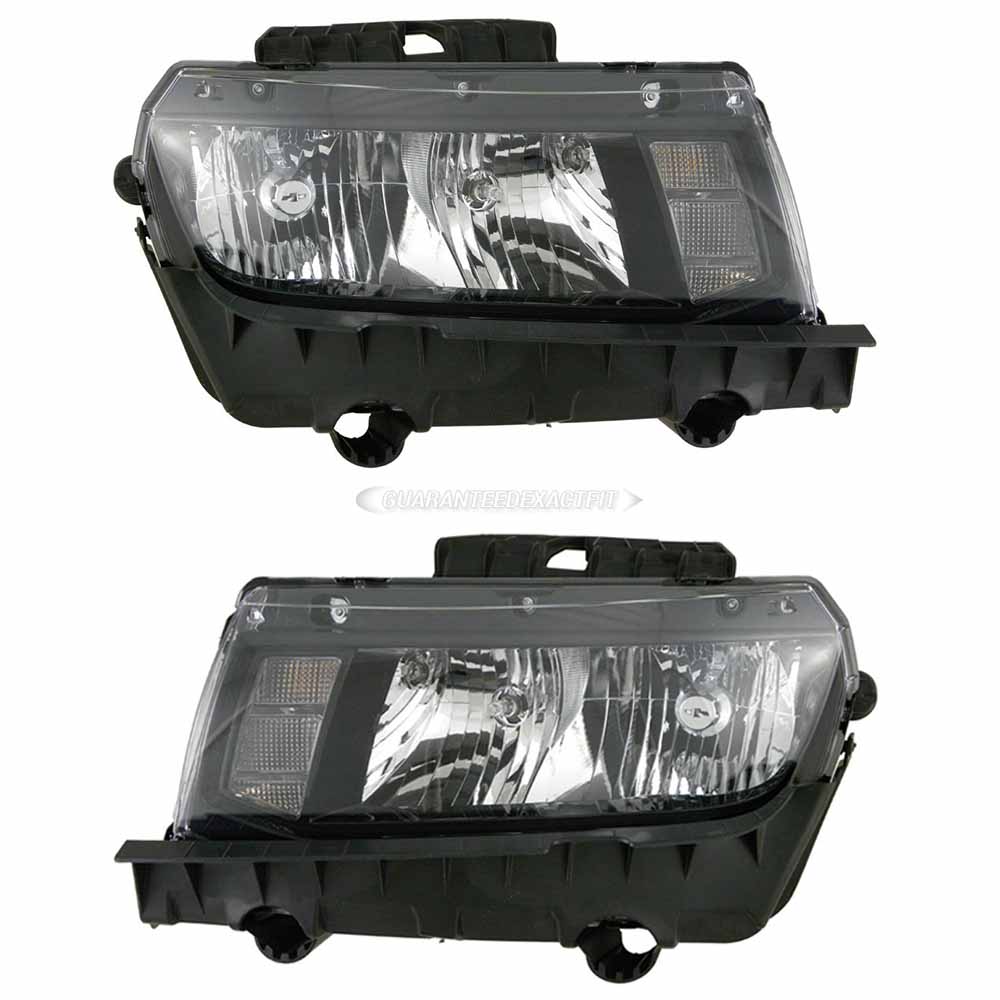2014 Chevrolet Camaro Headlight Assembly Pair