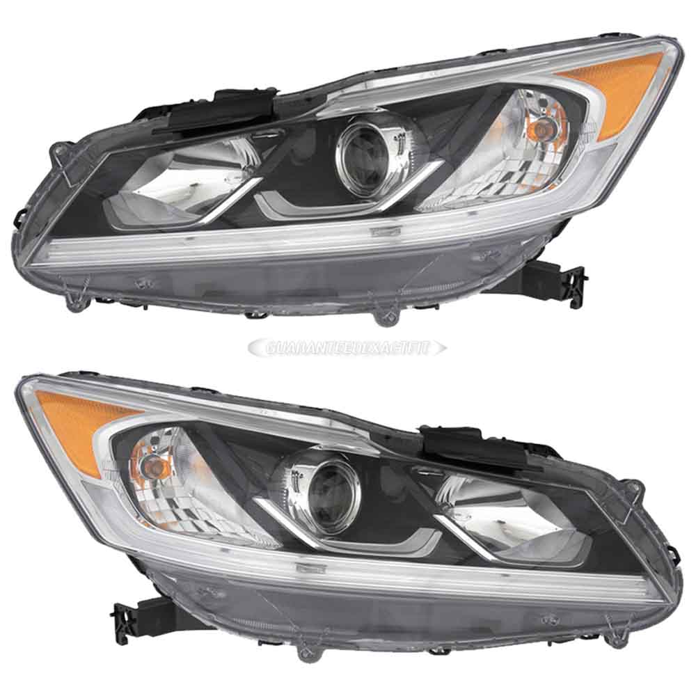 2017 Honda Accord Headlight Assembly Pair
