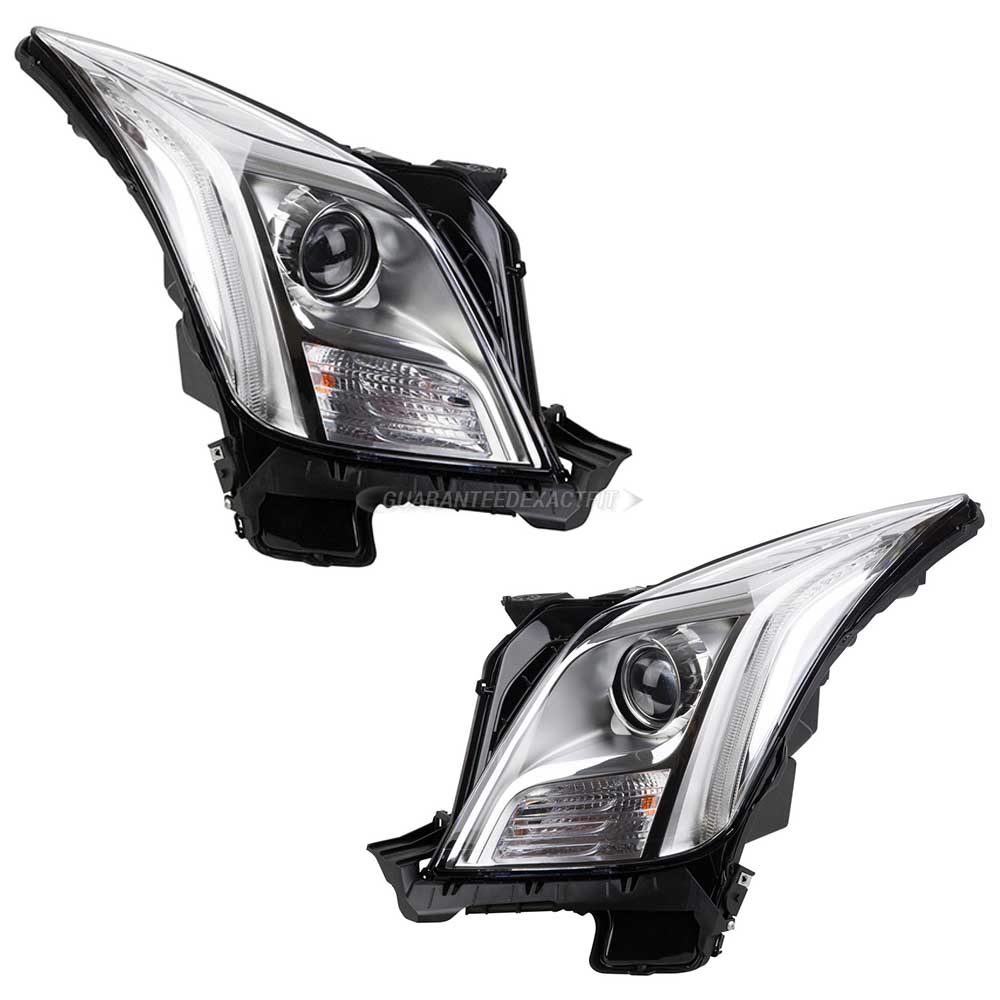 2016 Cadillac XTS Headlight Assembly Pair