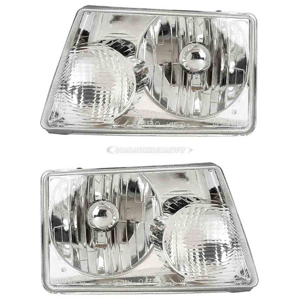 2003 Ford Ranger Headlight Assembly Pair