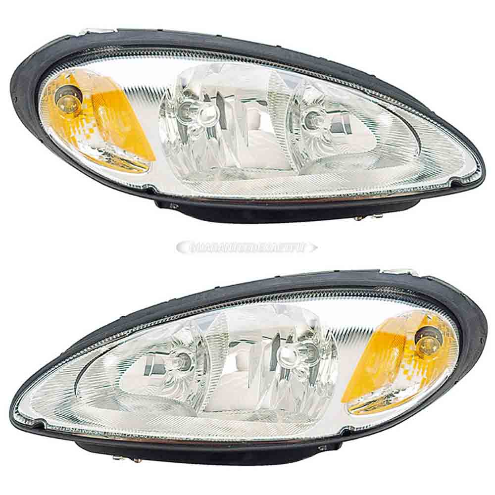 Chrysler Pt Cruiser Headlight Assembly Pair Parts & More Buy Auto Parts
