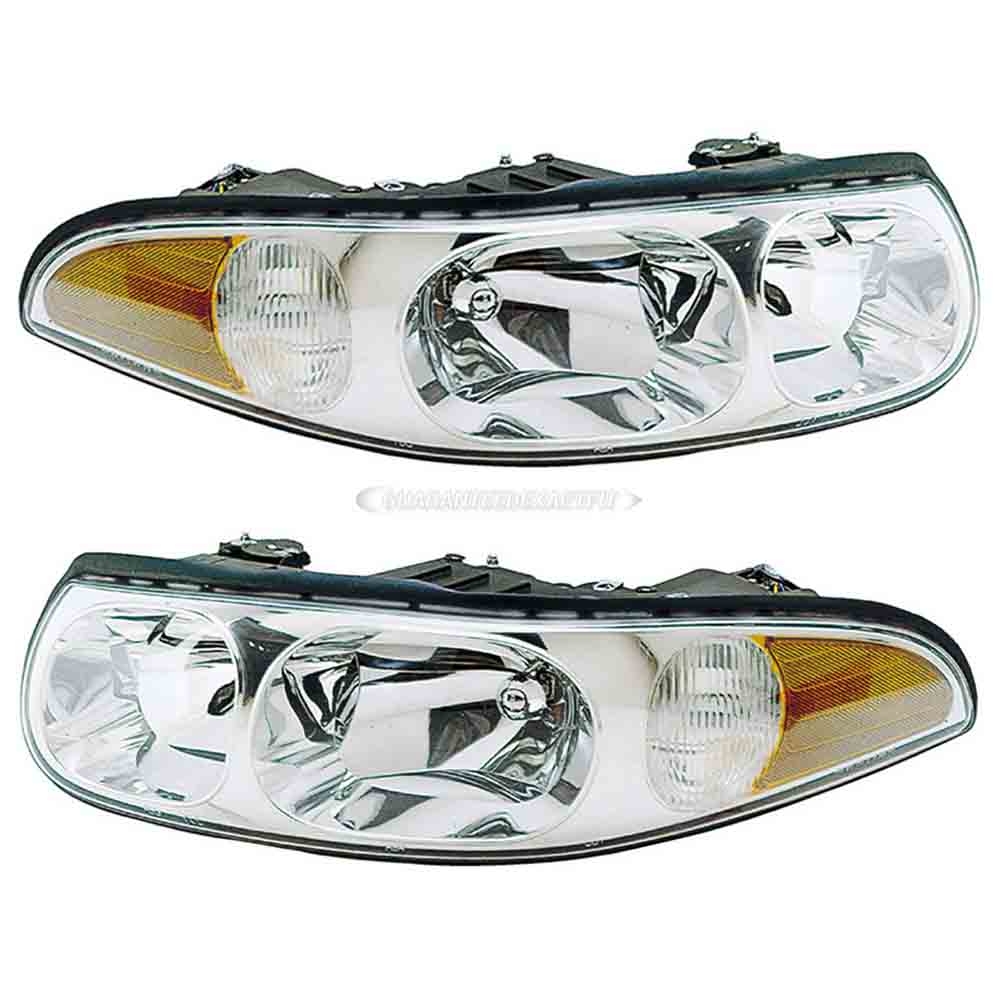 2000 Buick LeSabre Headlight Assembly Pair