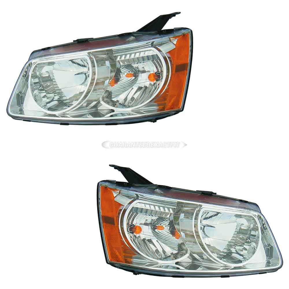 2007 Pontiac Torrent Headlight Assembly Pair