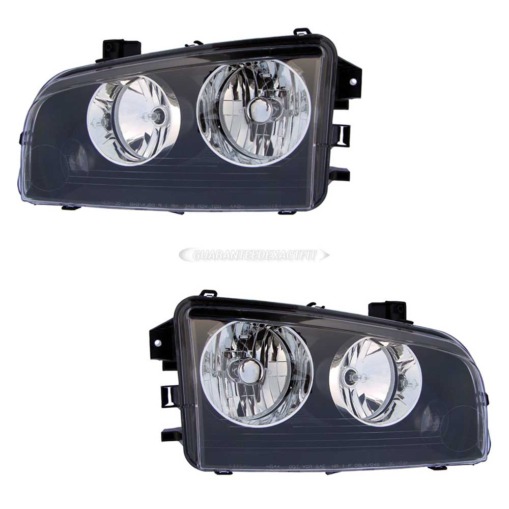 2007 Dodge Charger Headlight Assembly Pair