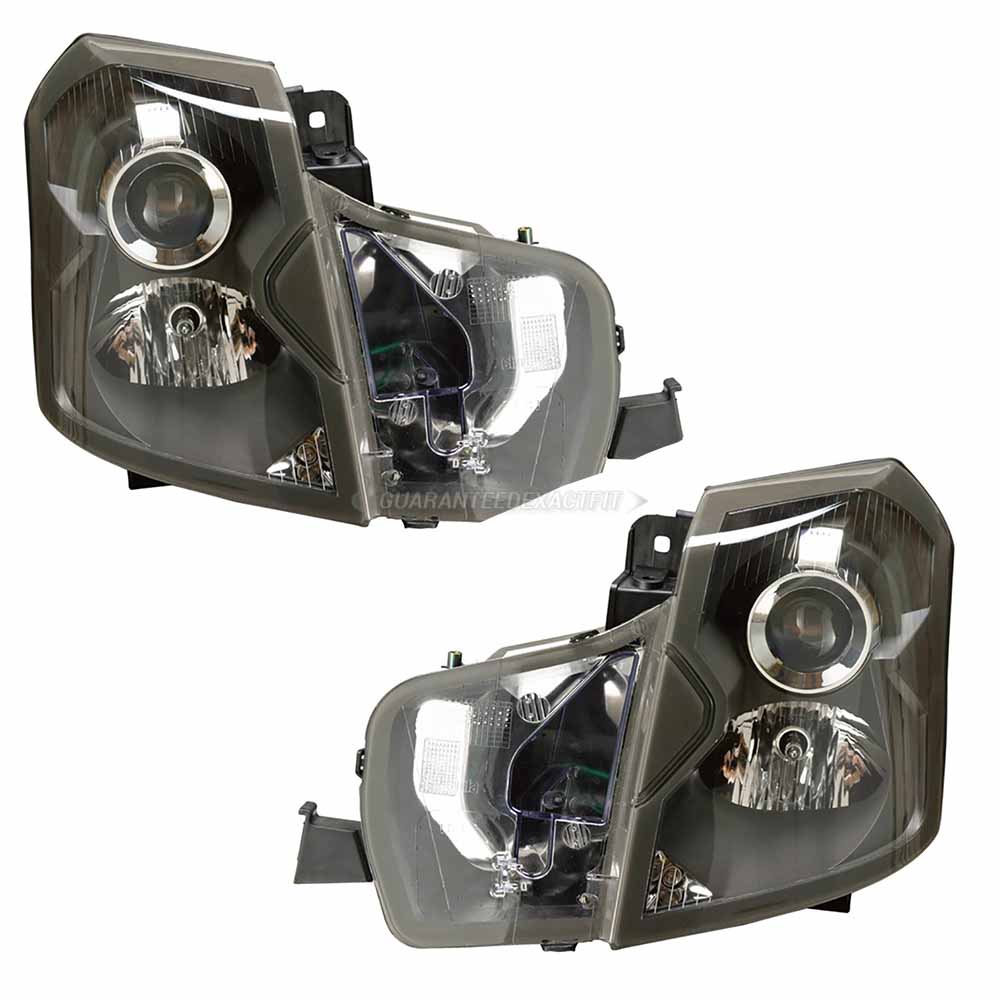 2003 Cadillac CTS Headlight Assembly Pair