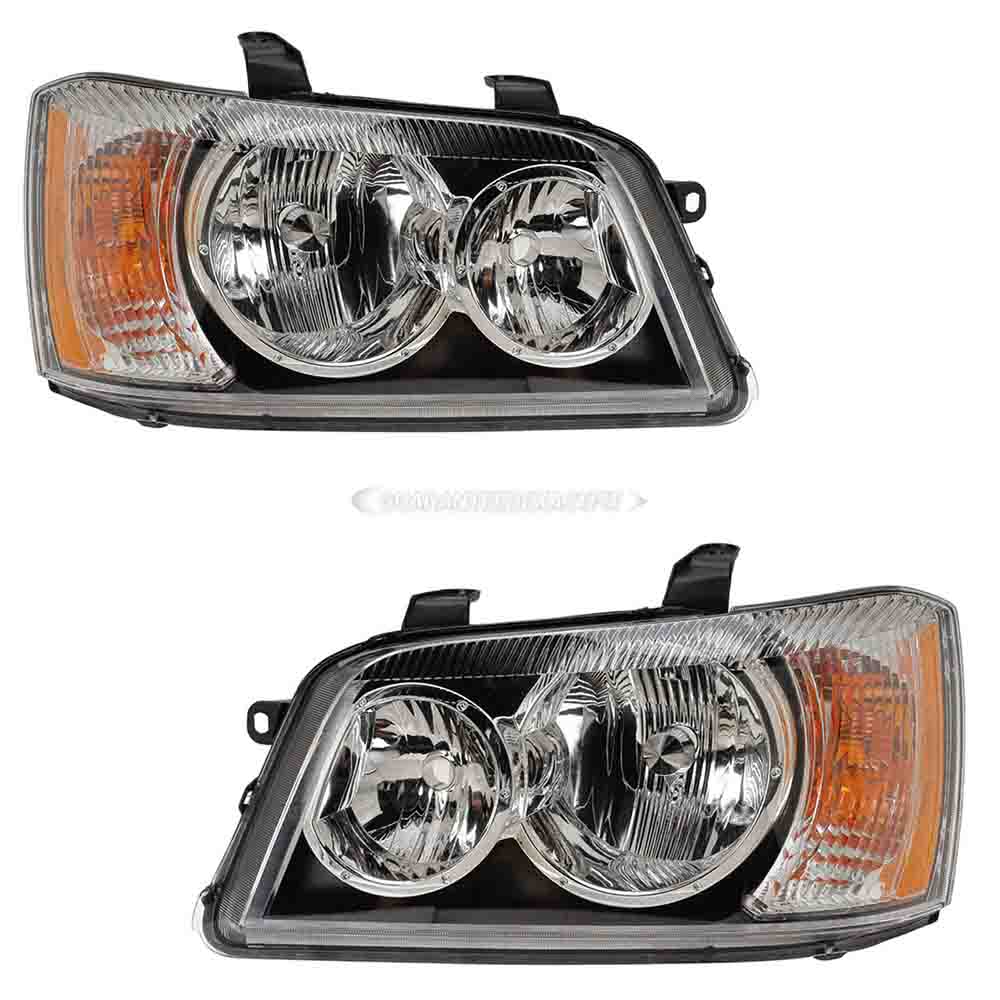 2003 Toyota Highlander Headlight Assembly Pair