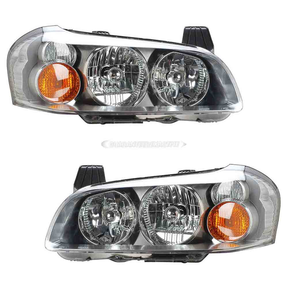 2002 Nissan Maxima Headlight Assembly Pair