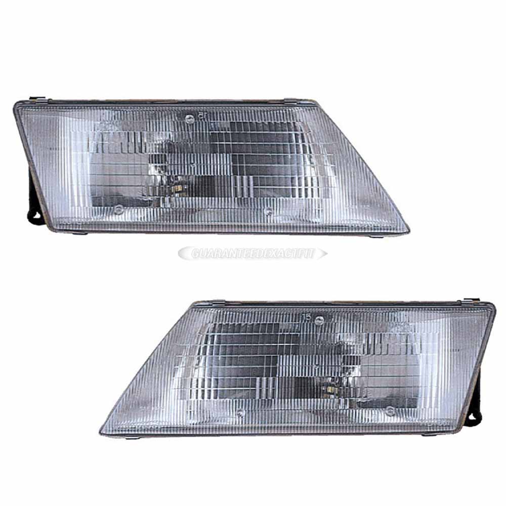 1996 Nissan 200SX Headlight Assembly Pair