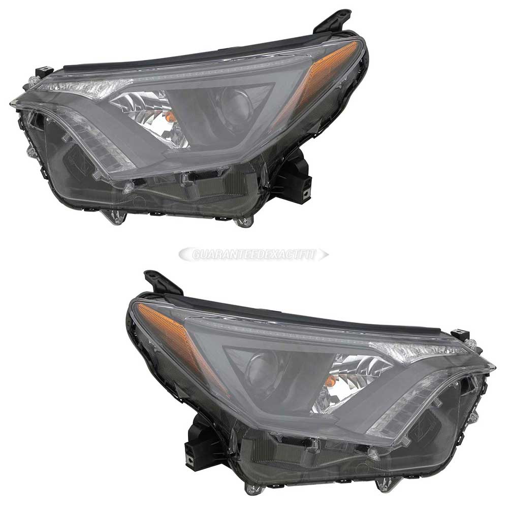 2018 Toyota RAV4 Headlight Assembly Pair