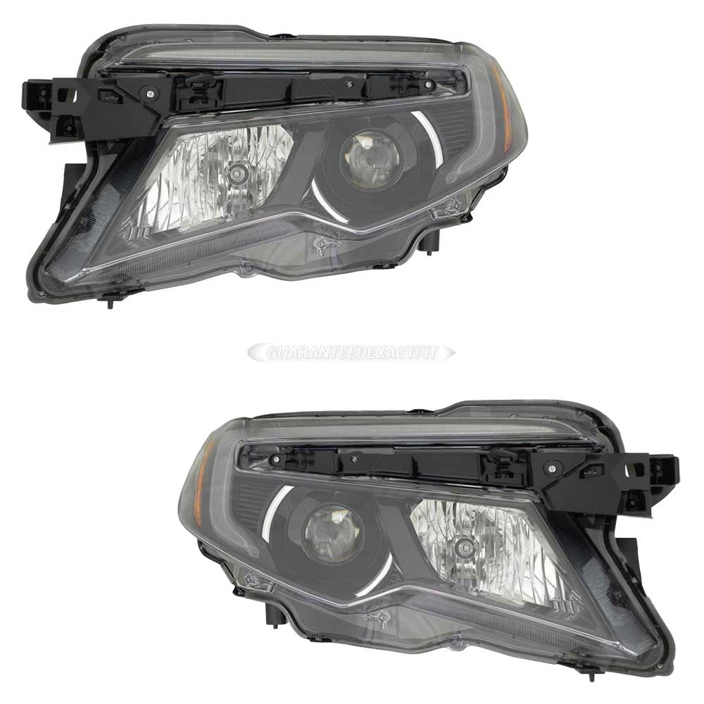 2017 Honda Ridgeline Headlight Assembly Pair