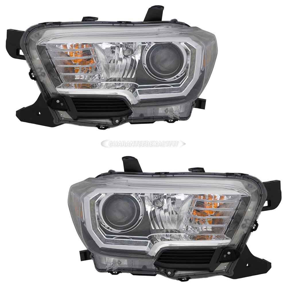 2017 Toyota Tacoma Headlight Assembly Pair