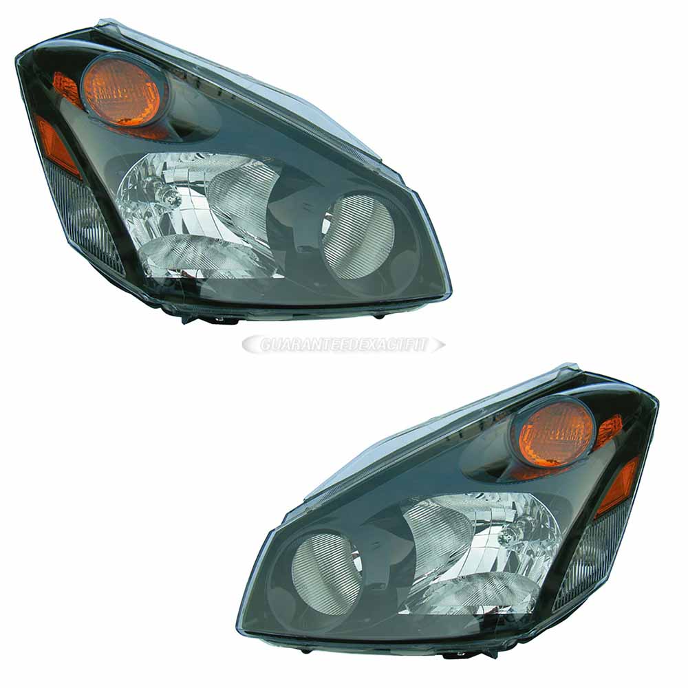 2007 Nissan Quest Headlight Assembly Pair