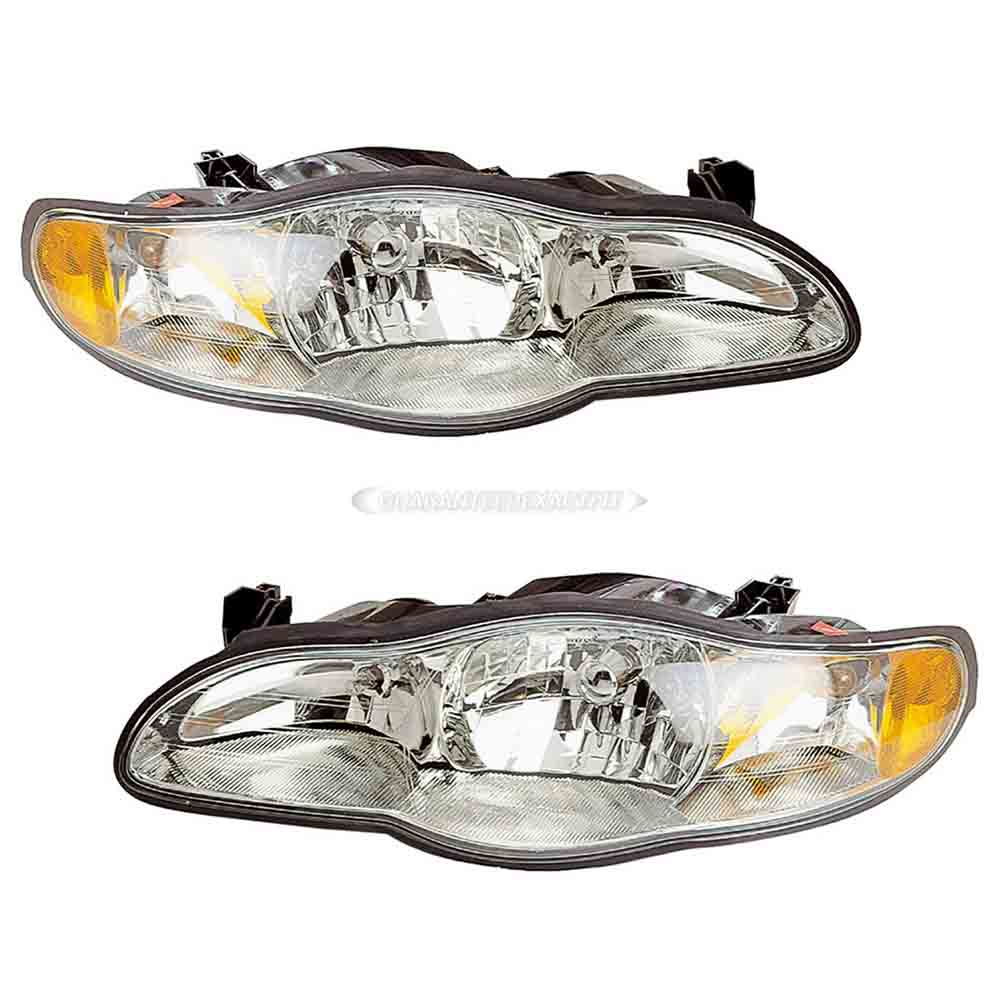 2003 Chevrolet Monte Carlo Headlight Assembly Pair