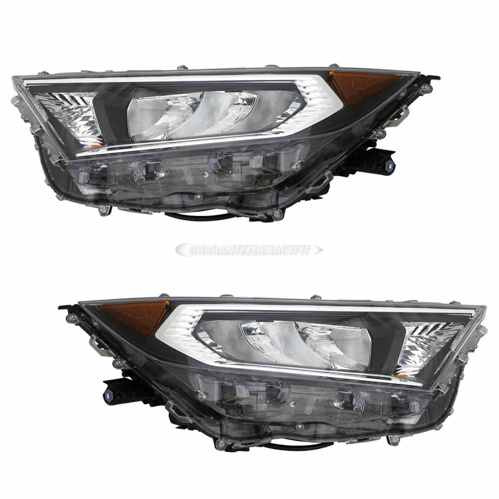 2021 Toyota RAV4 Headlight Assembly Pair